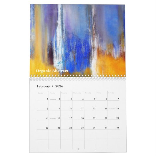 Agenda 2018 Ocean Organic Abstracts Kalender (Feb 2026)