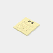 Agenda 2018 post-it® notes (Schuin)