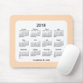 Agenda 2018 van Janz Mousepad Muismat (Met muis)