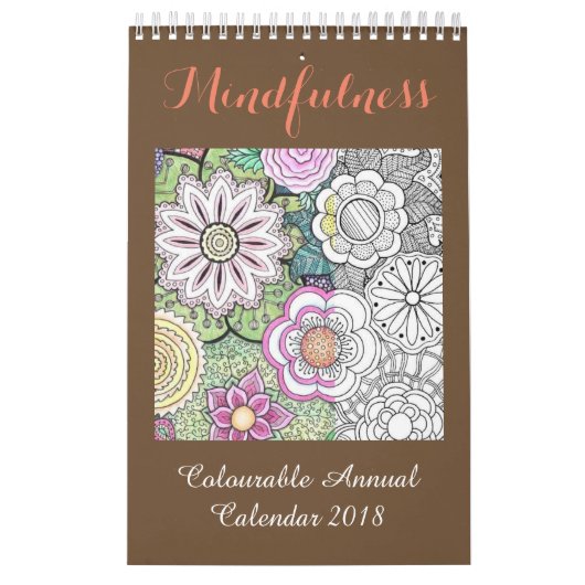 Agenda 2018 voor kleuren kalender (Hoes)