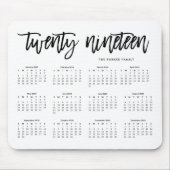 Agenda 2019 | Moderne typografie Muismat (Voorkant)