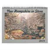 Agenda 2019 "New Hampshire in Stone" Kalender (Hoes)