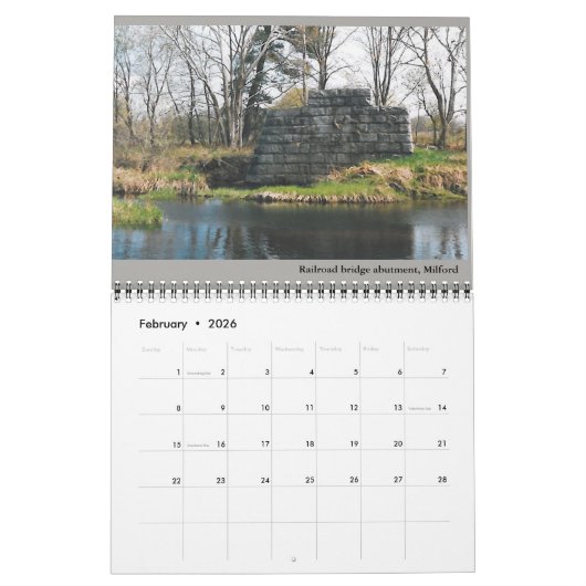 Agenda 2019 "New Hampshire in Stone" Kalender (Feb 2026)