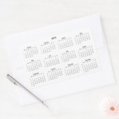 Agenda 2019 rechthoekige sticker (Envelop)