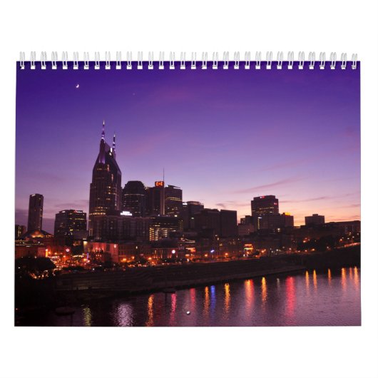 Agenda 2019 - Scènes rond Nashville Tennessee Kalender (Hoes)