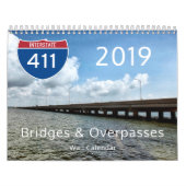 Agenda 2019 voor bruggen en overgangen kalender (Hoes)