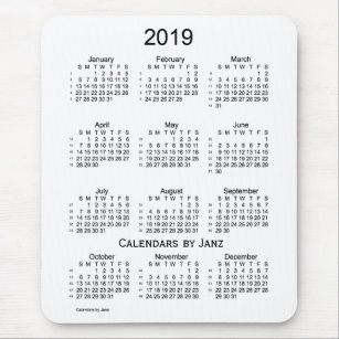 Agenda 2019 White, 52 weken, door Janz Muismat