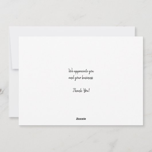 Agenda 2019 Zakelijk | Bedankt op Terug Feestdagenkaart (Achterkant)