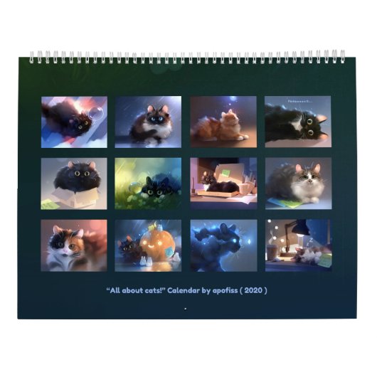 Agenda 2020 - Alles over katten! Kalender (Achterkant)