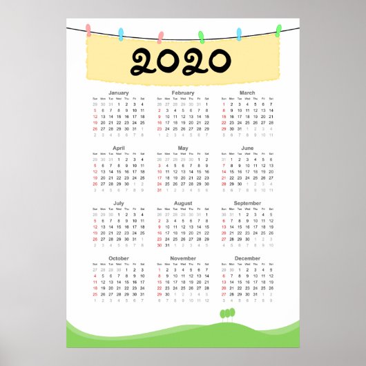 Agenda 2020-Poster Poster (Voorkant)