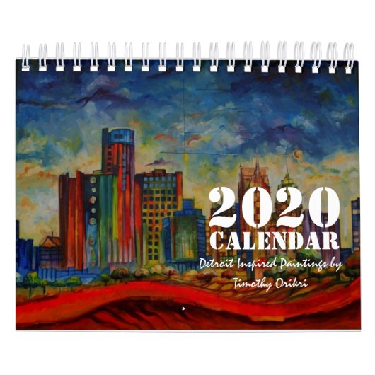 Agenda 2020 (schilderijen geïnspireerd door Detroi Kalender (Hoes)