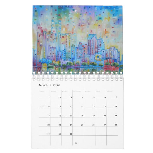 Agenda 2020 (schilderijen geïnspireerd door Detroi Kalender (Mar 2026)