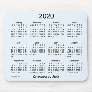 Agenda 2020 van Janz Comic Sans Alice Blue Muismat