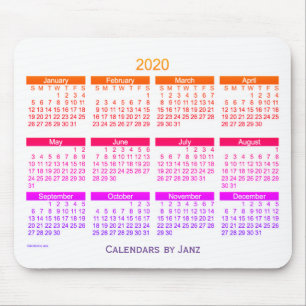 Agenda 2020 van Janz Ipanema Bold Muismat