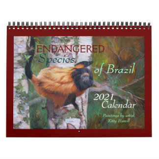 Agenda 2021 "GEVAARLIJKE soorten van Brazilië" Kalender