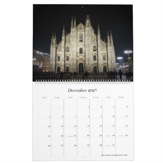 Agenda 2021 - Italië Kalender (Dec 2027)