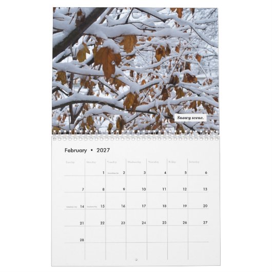 Agenda 2021 kalender (Feb 2027)