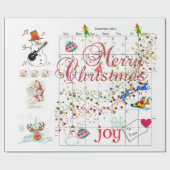 Agenda 2021 MerryKerstkerstkerstinpakpapier Cadeaupapier (Vlak)