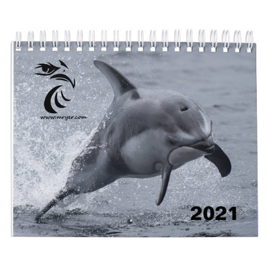 Agenda 2021 - Pacifische witte dolfijnen Kalender (Hoes)