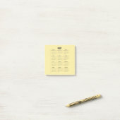 Agenda 2021 post-it® notes (Op bureau)