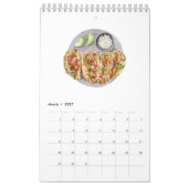 Agenda 2021 van de waterverf kalender (Mar 2027)