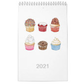 Agenda 2021 van de waterverf kalender (Hoes)