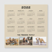 Agenda 2022 3 serie Foto Collage Magnet (Voorkant)