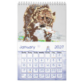 Agenda 2022 ARTWORKSBYSARR / ZAZZLE Kalender (Jan 2027)