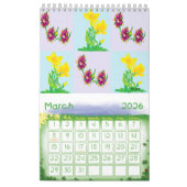 Agenda 2022 ARTWORKSBYSARR / ZAZZLE Kalender (Mar 2026)
