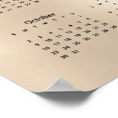 Agenda 2022 Gold-Poster Poster (Hoek)