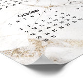 Agenda 2022 Marmer-Poster Poster (Hoek)