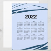 Agenda 2022. Planningszaken, ontwerp modern (Voorkant / Achterkant)