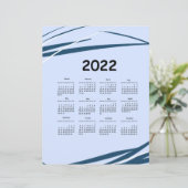 Agenda 2022. Planningszaken, ontwerp modern (Staand voorkant)