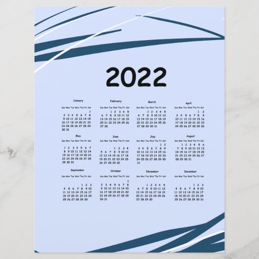 Agenda 2022. Planningszaken, ontwerp modern (Voorkant)