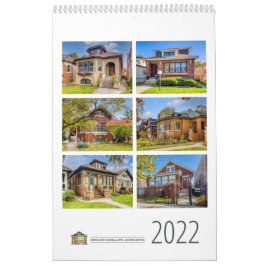 Agenda 2022 van de Chicago Bungalow Association Kalender