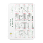 Agenda 2022 voor zakelijke magneet (Verticaal)