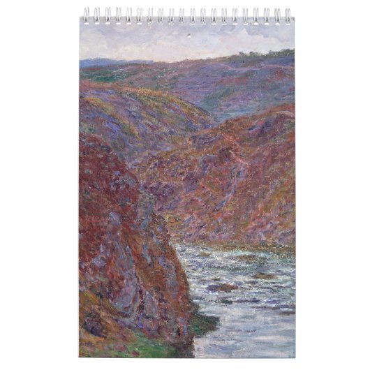 Agenda 2023, 12 maanden Claude Monet Impressionism Kalender (Achterkant)