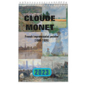 Agenda 2023, 12 maanden Claude Monet Impressionism Kalender (Hoes)