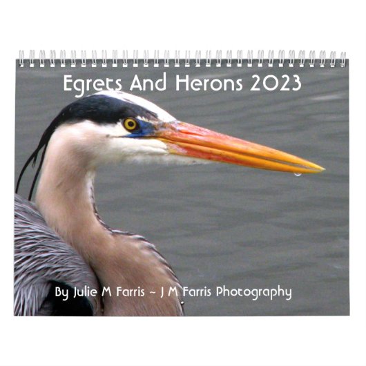 Agenda 2023 Egrets & Herons Kalender (Hoes)