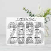 Agenda 2023 - Logo gelukkig nieuwjaar in bedrijven Feestdagenkaart (Staand voorkant)