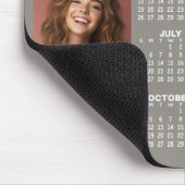 Agenda 2023 met 3 fotocollage - taupe muismat (Hoek)