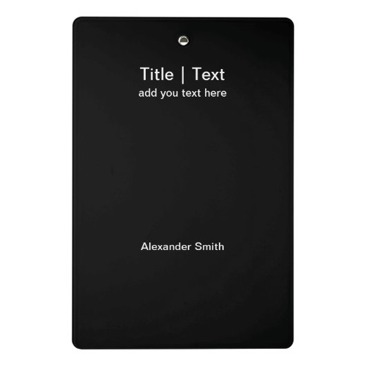 Agenda 2023 met openbare Feestdagen Modern Mini Klembord (Achterkant)