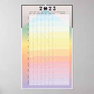Agenda 2023 - Moon Planner Poster