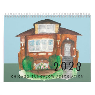 Agenda 2023 van de Chicago Bungalow Association Kalender