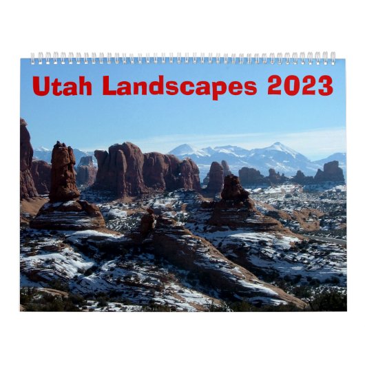 Agenda 2023 van Utah Landscapes Kalender (Hoes)