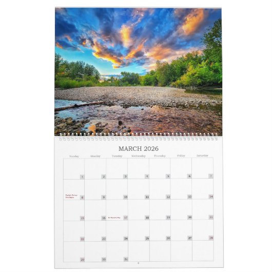 Agenda 2023 voor zon en Zonsondergangen | Idaho Kalender (Mar 2026)