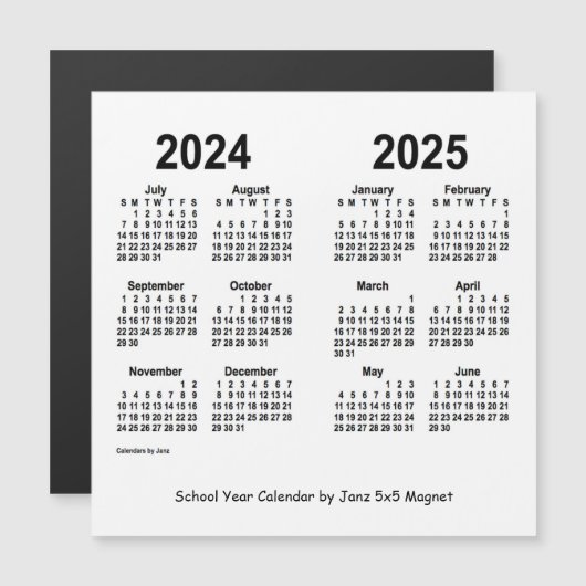 Agenda 2024-2025 van het Witte Schooljaar van Janz (Voorkant / Achterkant)