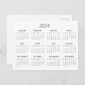 Agenda 2024 briefkaart (Voorkant / Achterkant)