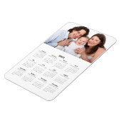 Agenda 2024 met aangepaste fotomagneet magneet (Linkerzijde)