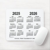 Agenda 2025-2026 van de Witte School van Janz Muismat (Met muis)
